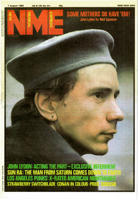 John Lydon, NME 7th, August, 1982 © Anton Cornjn