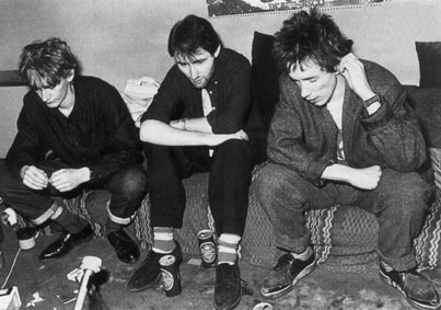 Levene, Wobble & Lydon at Gunter Grove 1979/80 © unknown