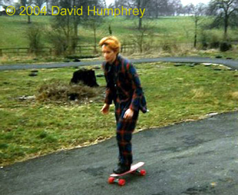 Keith skating behind the Manor, 1979 © David Humphrey 