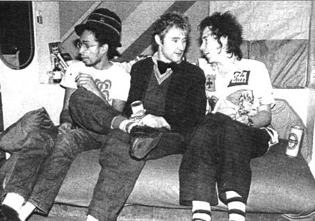 Don Letts, Jah Wobble, John Lydon in Gunter Grove 1978 © Dennis Morris