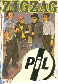 PiL - 'Zig Zag' Postcard