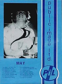 PiL - Unofficial May 1986 UKTour Poster