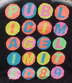 PiL - Official 1989 Tour T-shirt (Design 3)